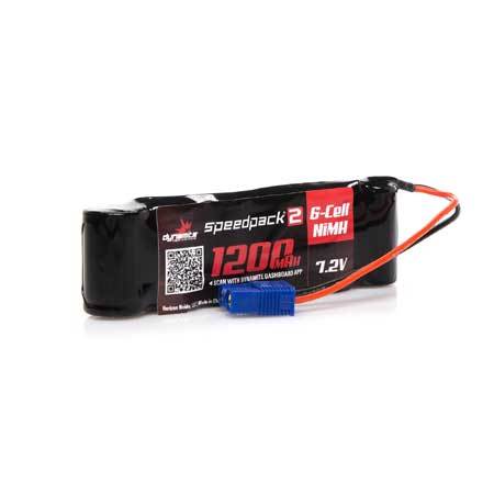 Dynamite SPEEDPACK2 7.2V 1200MAH 6 CELL NiMH, LONG: MINIS DYNB2473