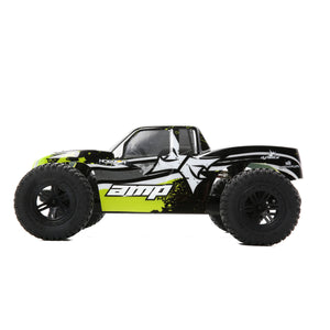 *DISCONTINUED* 1/10 AMP MT 2WD Monster Truck Brushed RTR, Black/Green ECX03028T2