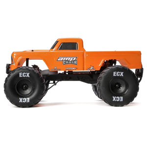 *DISCONTINUED* 1/10 Amp Crush 2WD Monster Truck Brushed RTR, Orange ECX03048T2
