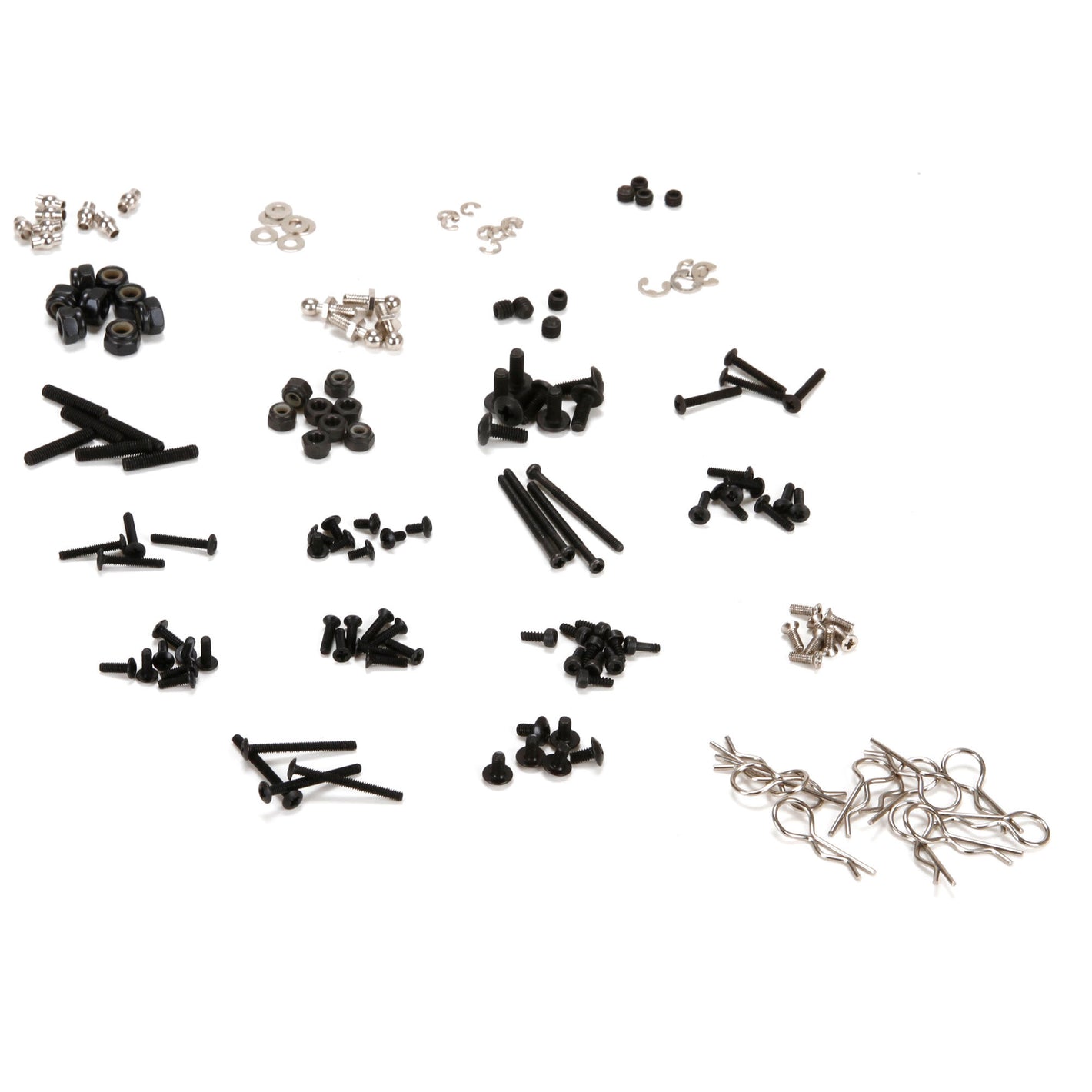 ECX Complete Hardware Set: 1/18 4WD Temper ECX216002