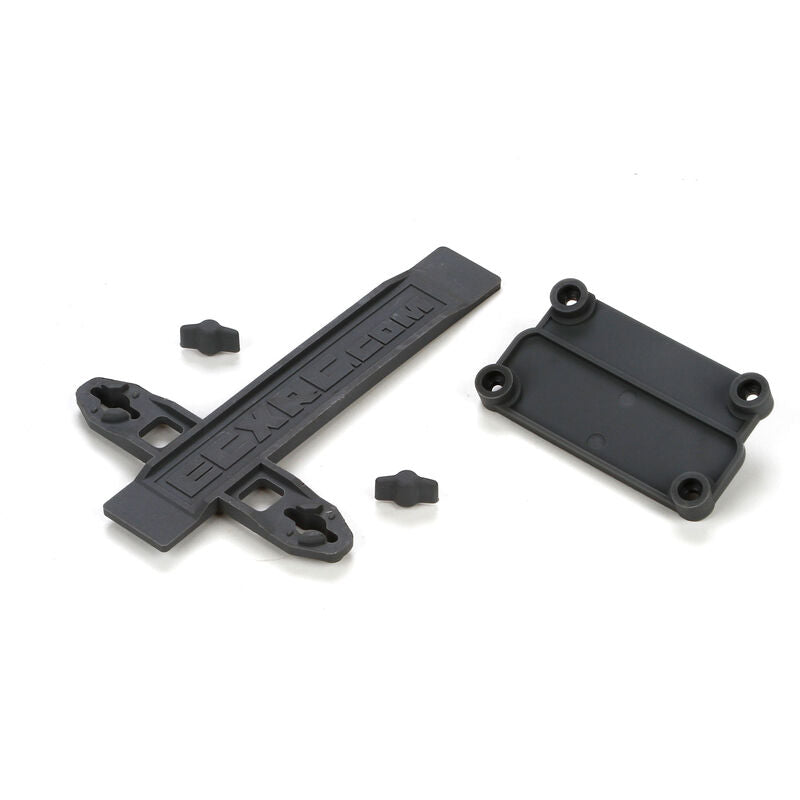 ECX Battery Strap, ESC Plate: 1:10 2wd Ruckus, Torment ECX231003