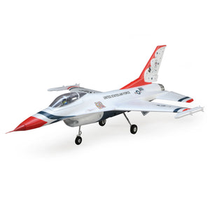 E-flite F-16 Thunderbirds 70mm EDF Jet BNF Basic with AS3X and SAFE Select, 815mm EFL78500
