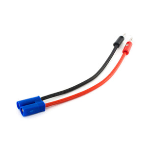 E-Flite Charge Lead: EC5 Device with 6" Wire & Jacks, 12 AWG EFLAEC512