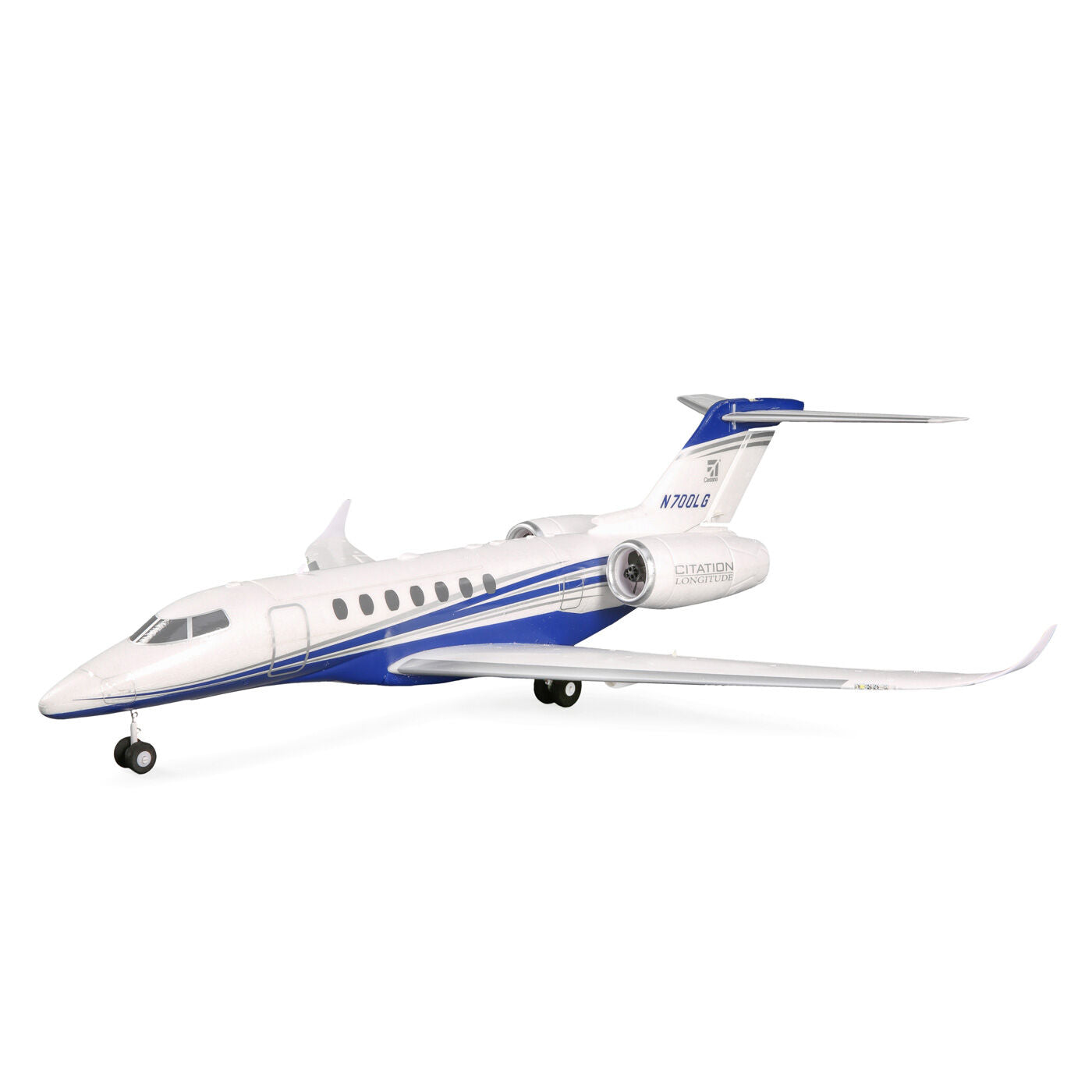 E-flite UMX Citation Longitude Twin 30mm EDF Jet BNF Basic with AS3X and SAFE Select EFLU6350