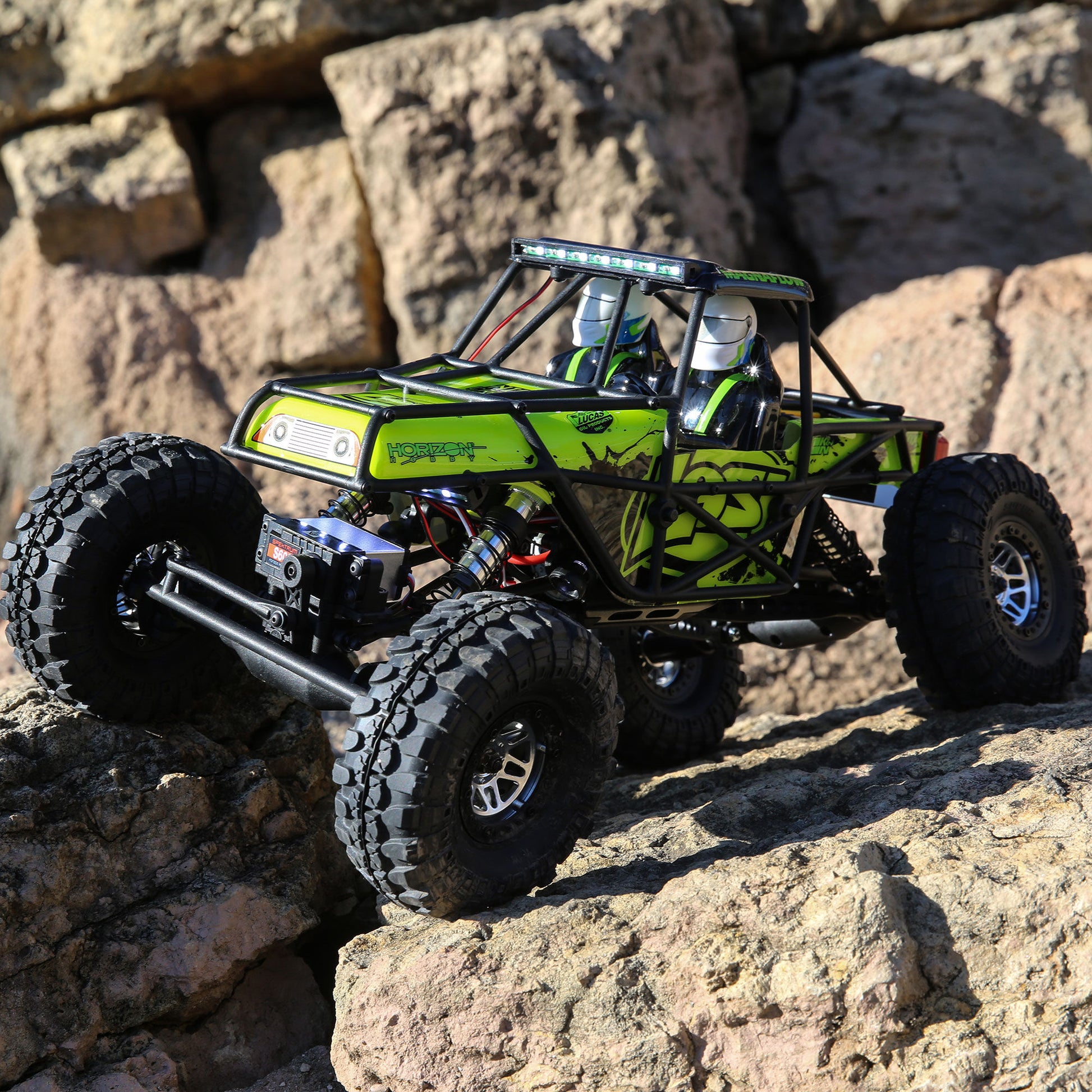 Losi 1/10 Night Crawler SE 4WD Rock Crawler Brushed RTR,Green,LOS03015T2