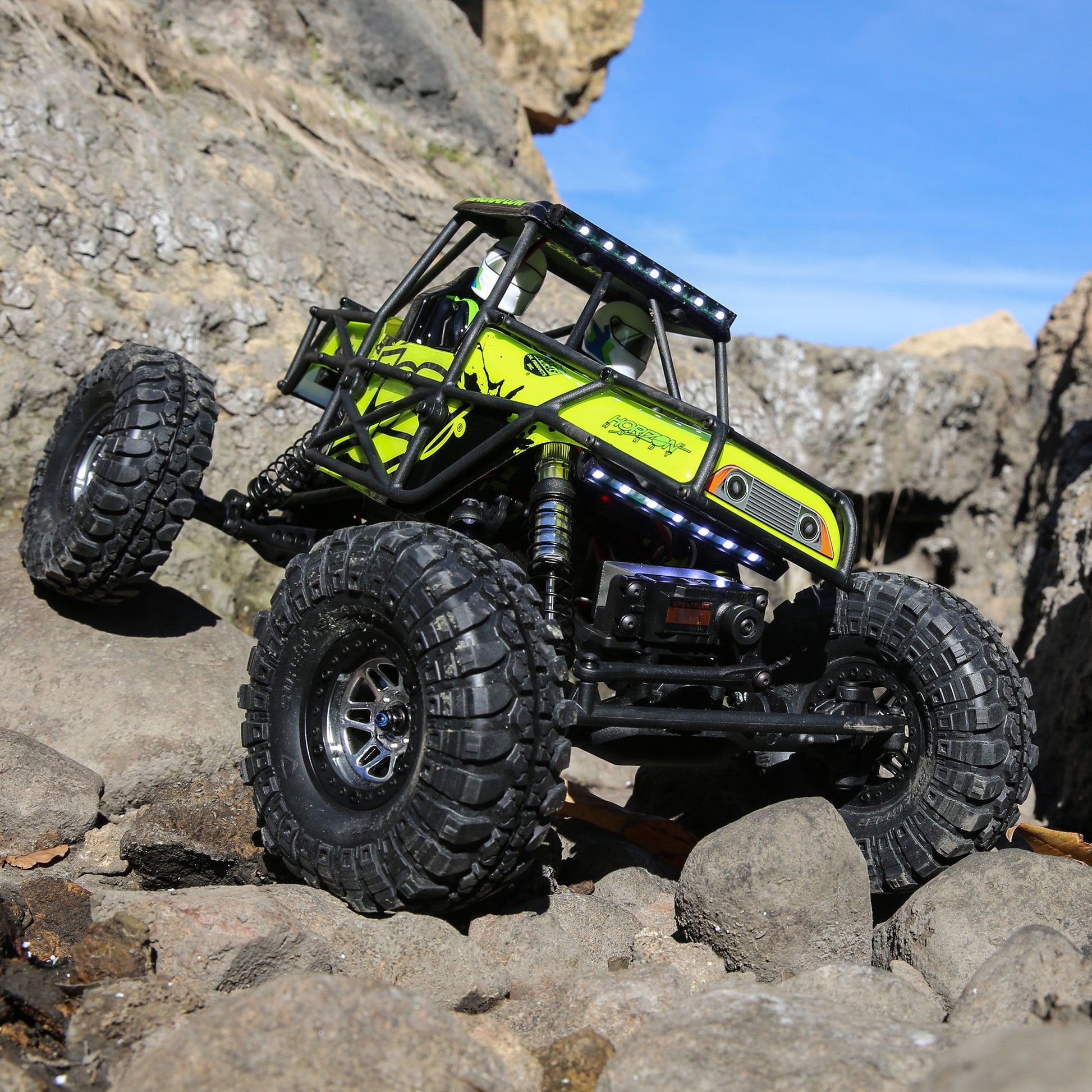 Losi 1/10 Night Crawler SE 4WD Rock Crawler Brushed RTR,Green,LOS03015T2