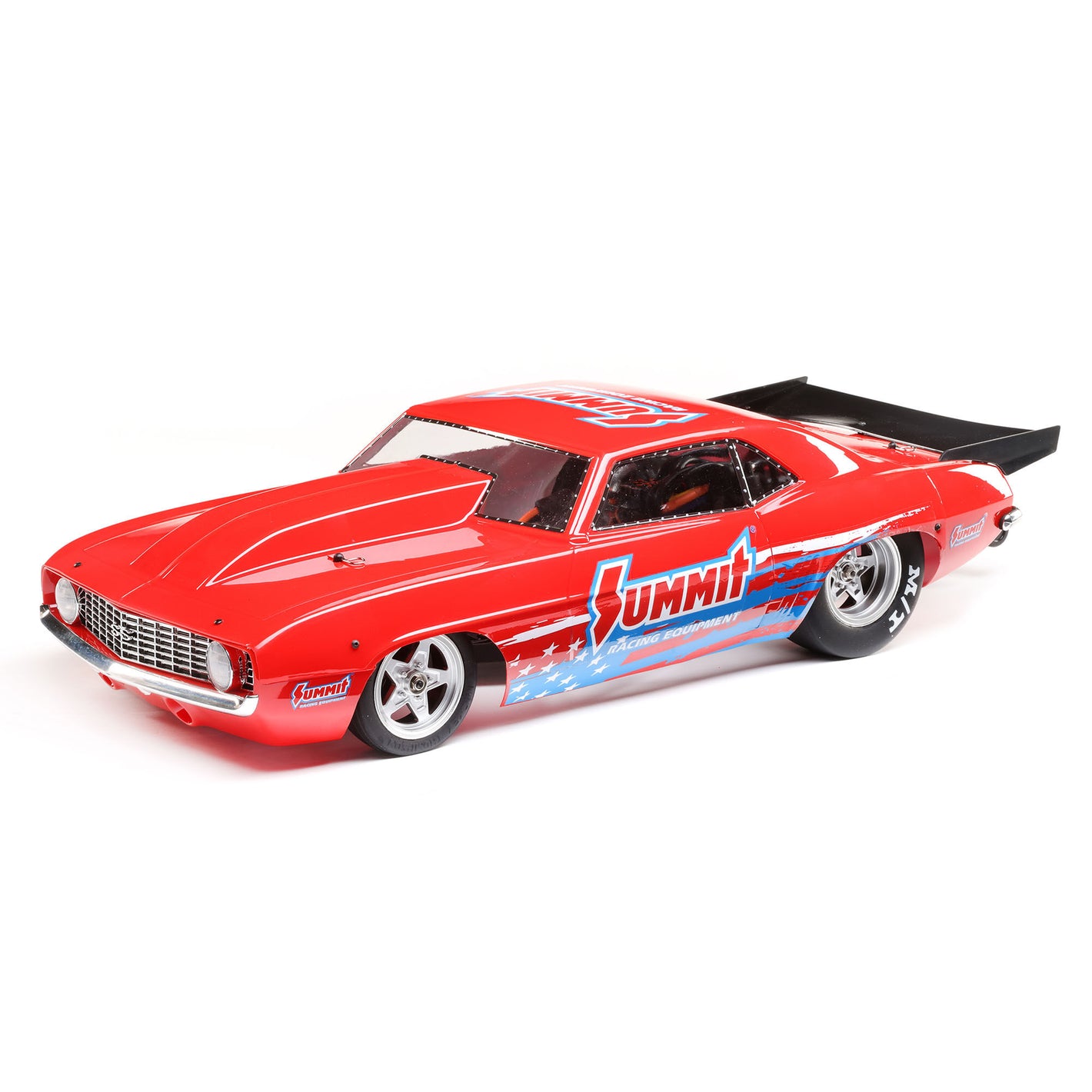 Losi 1/10 '69 Camaro 22S No Prep Drag Car, Brushless 2WD RTR, Red LOS03035T1