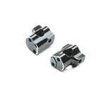 Caster Block, 0 Degree, L/R, Aluminum: Mini-T 2.0