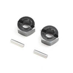 Hex Set, Rear Axle, Aluminum: Mini-T 2.0