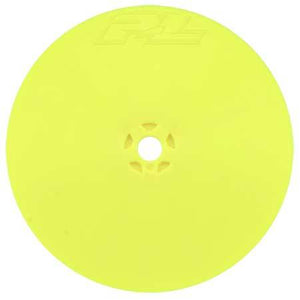 1/10 Velocity 4WD Front 2.2" 12mm Buggy Wheels (2) Yellow: AE B74