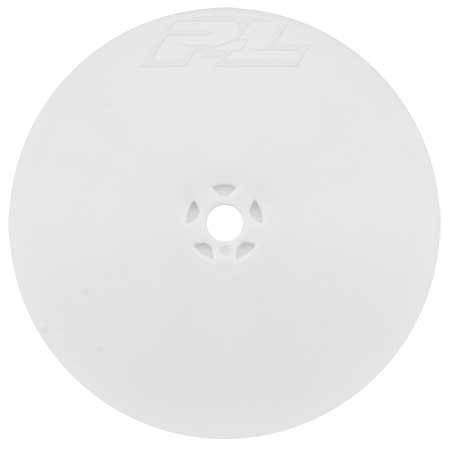 1/10 Velocity 4WD Front 2.2" 12mm Buggy Wheels (2) White: AE B74