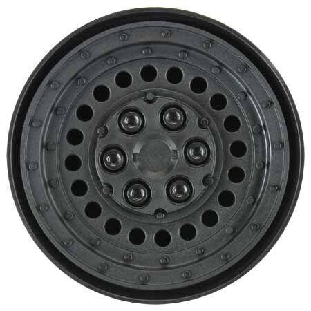 1/10 Carbine Front/Rear 1.9" 12mm Rock Crawler Wheels (2) Black