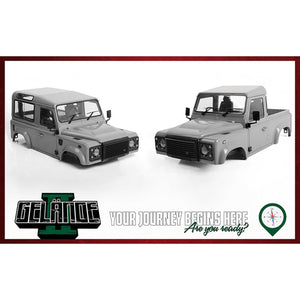 Rc4wd 1/10 Gelande II 4WD Truck with 2015 Land Rover D90 Body, Kit RC4ZK0064