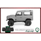 Rc4wd 1/10 Gelande II 4WD Truck with 2015 Land Rover D90 Body, Kit RC4ZK0064