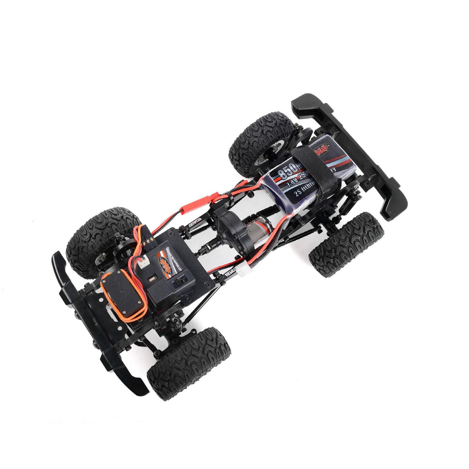 Rc4wd 1/18 Gelande II 4WD with Black Rock Body Set RTR, Orange RC4ZRTR0048