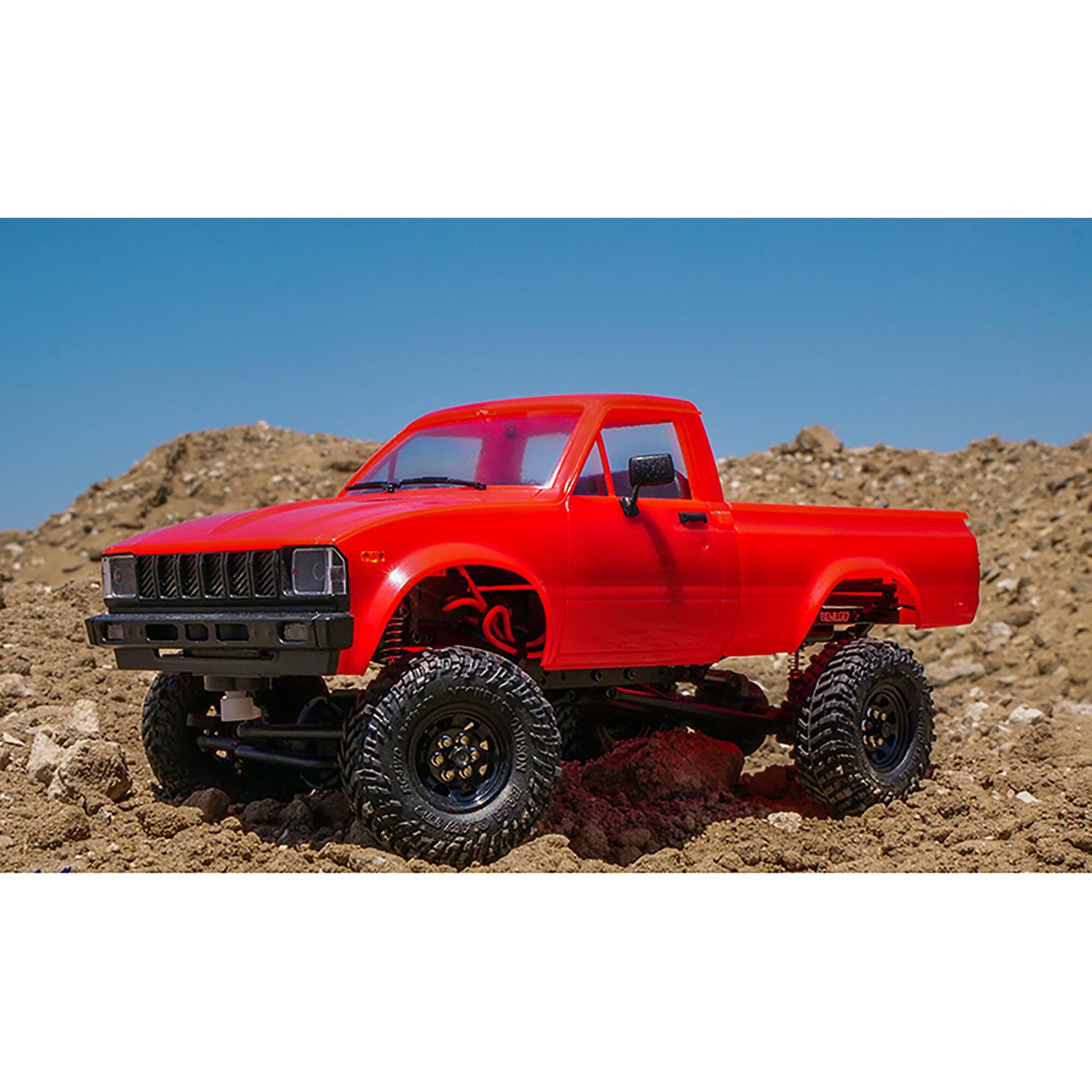 RC4WD 1/24 Trail Finder 2 4WD with Mojave II Hard Body RTR, Red RC4ZRTR0053