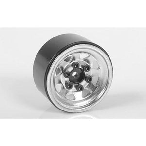 RC4WD Stamped Steel 1.0" Stock Beadlock Wheels (Silver) (4) RC4ZW0263