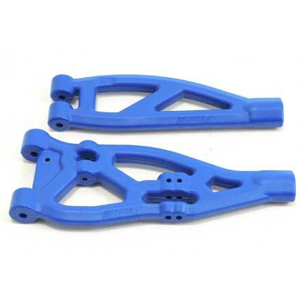 Arrma Kraton/Outcast Front Upper & Lower Suspension Arm Set (Blue)