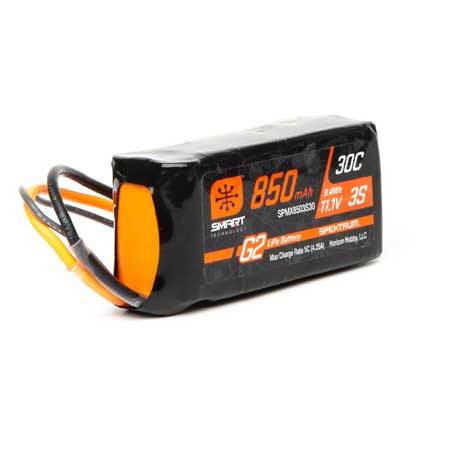 850mAh 3S 11.1V Smart G2 30C; IC2