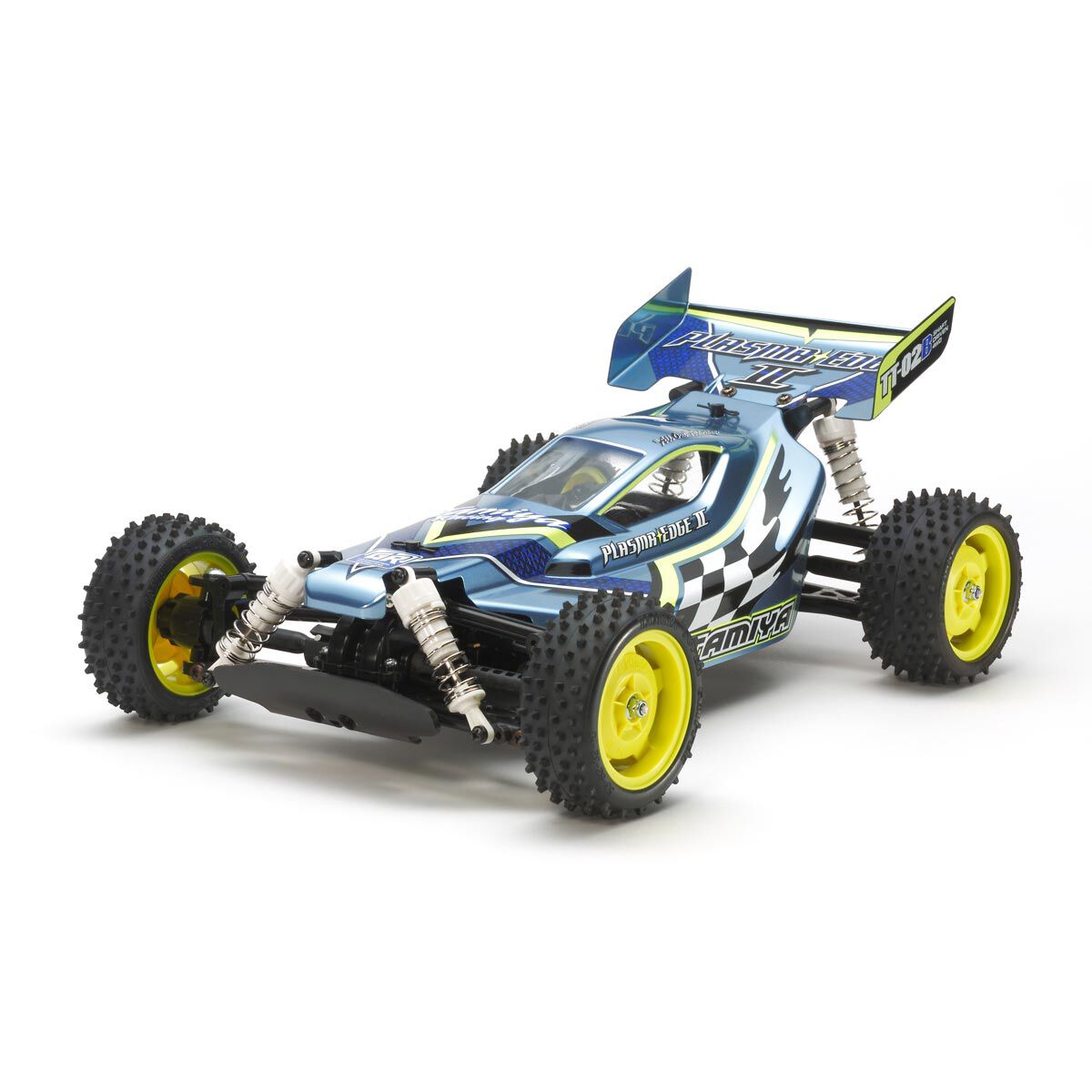 Tamiya 1/10 Plasma Edge II Off Road Buggy TT-02 with Hobbywing ESC TAM58630A