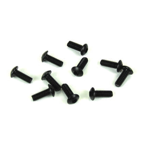 M3X8mm Button Head Screws (Black, 10Pcs)