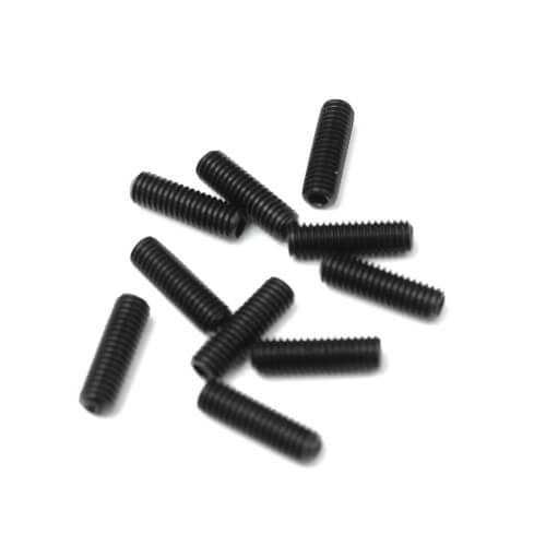 M3x10mm Set Screws (black, 10pcs)