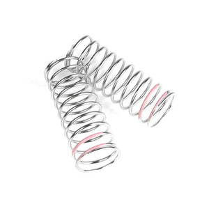 Tekno LF Shock Spring Set (front, 1.6×11.0, 3.82lb/in, 57mm, pink) TKR6103