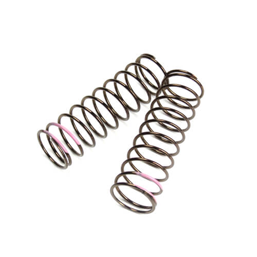 LF Shock Spring Set (front, 1.6×11.0, 3.82lb/in, 75mm, pink)