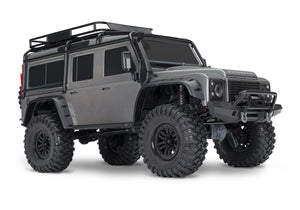 Traxxas TRX-4 1/10 Scale Trail Rock Crawler w/Land Rover Defender Body 82056-4SLVR