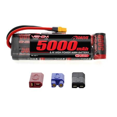 DRIVE 8.4V 5000mAh NiMH Flat Pack : UNI 2.0 Plug VNR15277 Venom