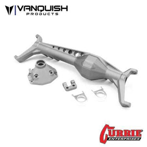 Vanquish Products Axial Capra Currie F9 Front Axle Clear Anodized VPS08471