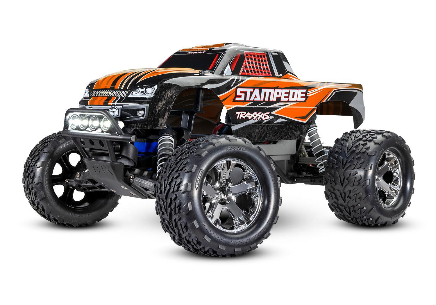 Traxxas Stampede w/ LED Lights 1/10 RTR Orange 36054-61ORNG