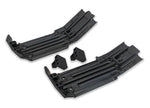 Traxxas 7744 Skidplate, Front (1), Rear (1)/ Rubber Impact Cushion (2)