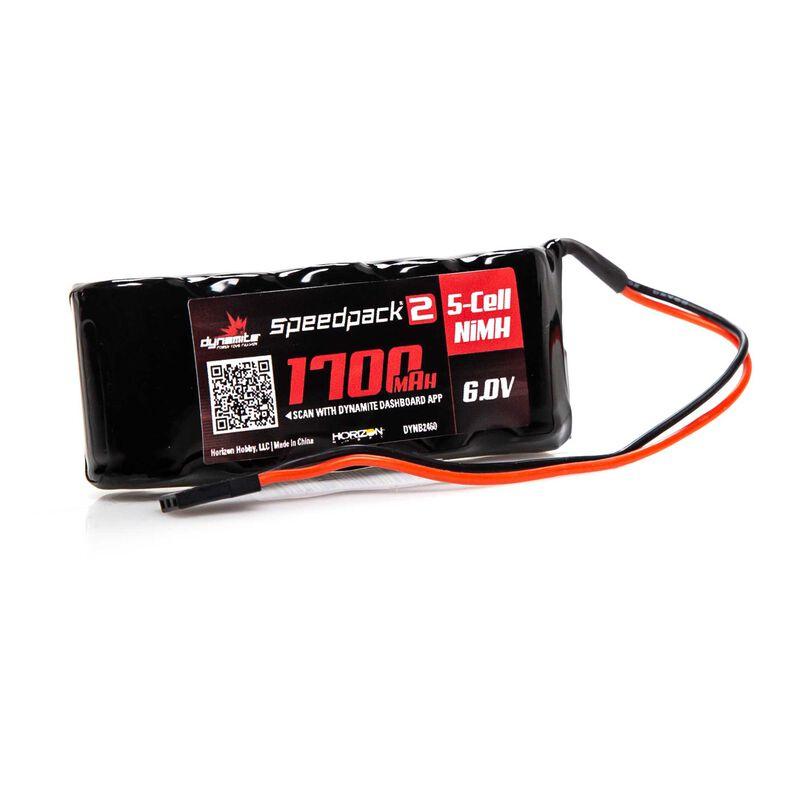 Dynamite SPEEDPACK2 6V 1700MAH 5 CELL NiMH FLAT RX PACK DYNB2460