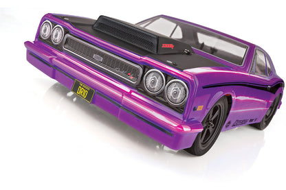 Team Associated DR10 Drag Race Car, 1/10 Brushless 2WD RTR, w/ LiPo Battery & Charger, Purple ASC70028C