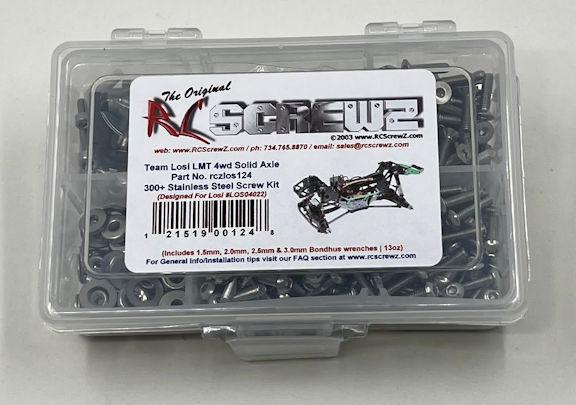 Losi LMT 4wd Solid Axle Stainless Steel Screw Kit