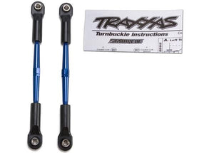 Traxxas 2336A Turnbuckles, Aluminum (Blue-Anodized), Toe Links, 61Mm (2) (Assembled W/ Rod Ends & Hollow Balls) (Fits Stampede®) (Requires 5Mm Aluminum Wrench #5477)