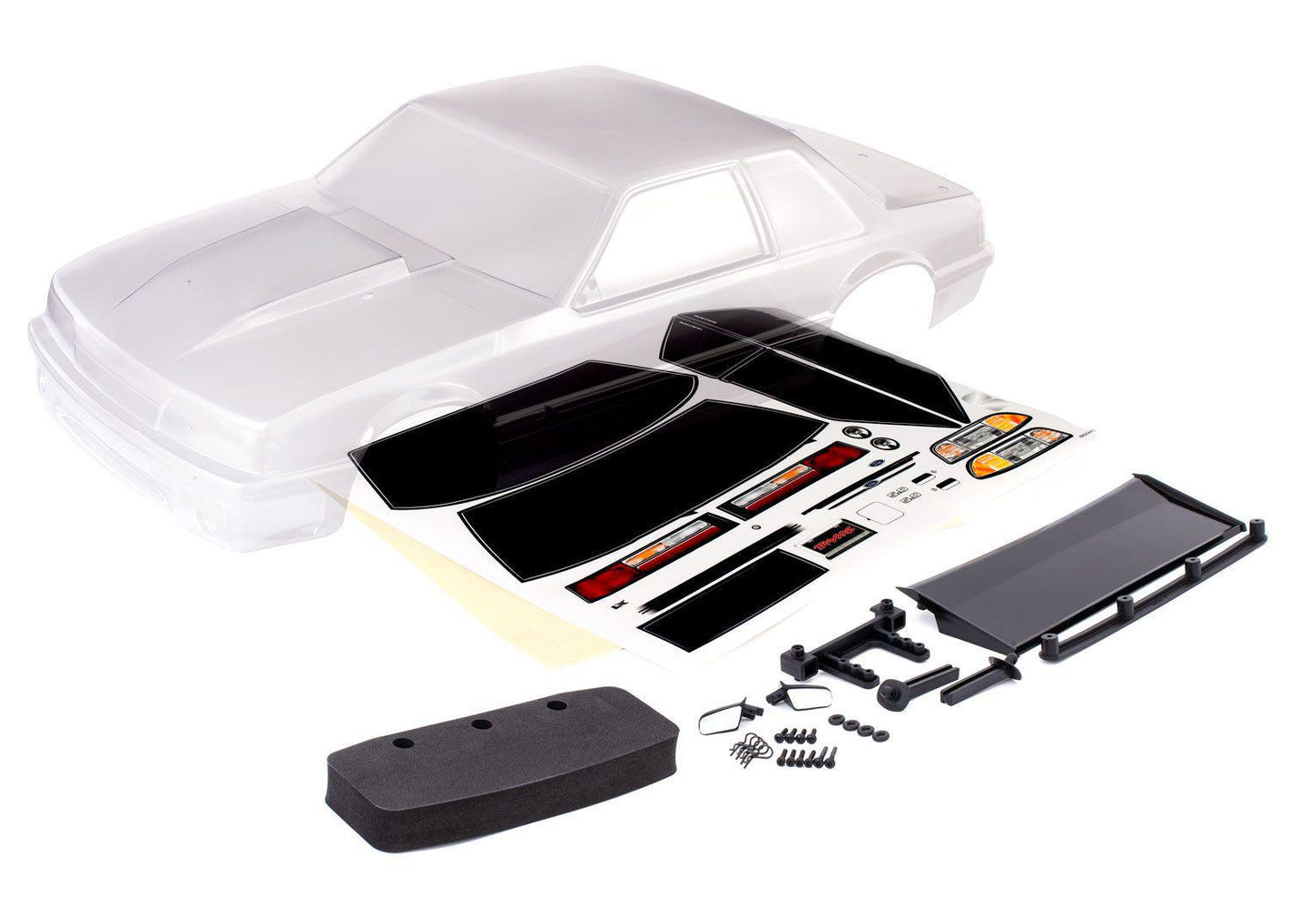 Traxxas Mustang Body Fox Clear 9421