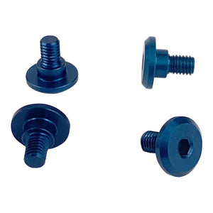 Servo Mounting Screws - 4.2m Neck M3x4mm Thread Blue