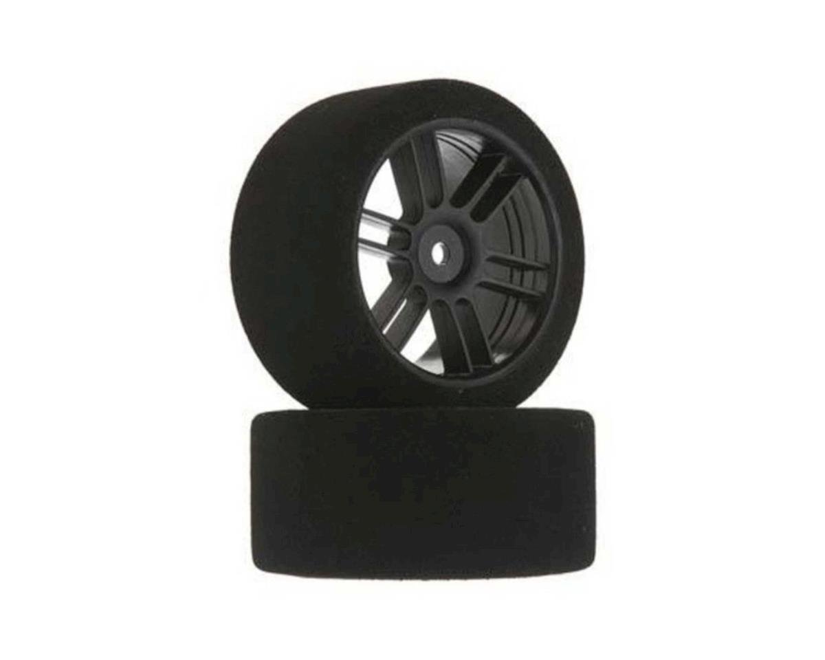 Drag Foam Tires (Black) (2) (45mm Wide/68mm Diameter) (30 Shore) w/12mm Hex