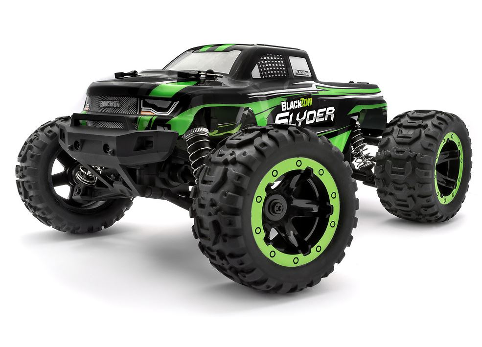 BlackZon Slyder 1/16th RTR 4WD Electric Monster Truck - Green BZN540100