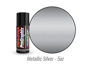 Traxxas ProGraphix "Metallic Silver" Custom R/C Lexan Spray Paint (5oz) 5073