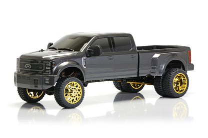 CEN Ford F450 SD V2 1/10 RTR Custom Dually Truck (Grey Titanium) w/2.4GHz Radio CEG8985