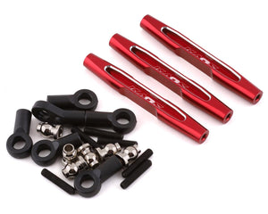 CEN F450 57mm Aluminum Panhard Bar & Steering Tie Rod (Red) (3) CEGCKD0371