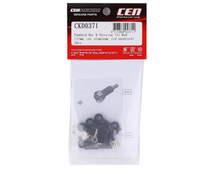 CEN F450 57mm Aluminum Panhard Bar & Steering Tie Rod (Red) (3) CEGCKD0371