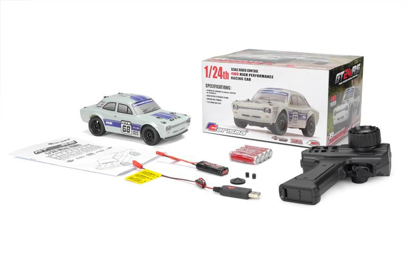 Carisma GT24 RS 1/24th Retro Micro Rally Car, Ready to Run CIS80468