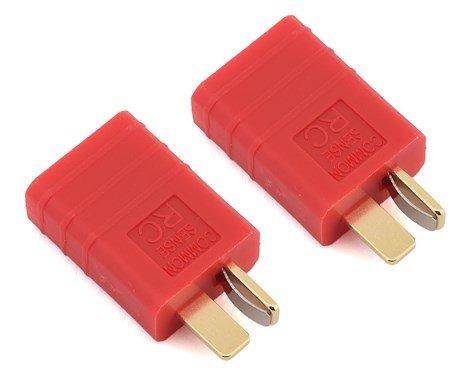 Common Sense RC One Piece Adapter Plug (T-Style Male to Traxxas Female) (2) COM-TFDM-2PK