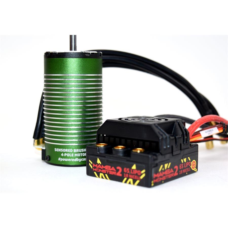 Castle Creations Mamba Monster 2 Waterproof 1/8 Scale Brushless Combo (2200Kv) w/1515 Sensored Motor CSE010010803