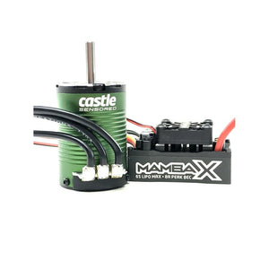 Castle Creations Mamba X SCT 1/10 Brushless Combo w/1410 Sensored Motor (5mm Shaft, 3800kV) CSE010016101