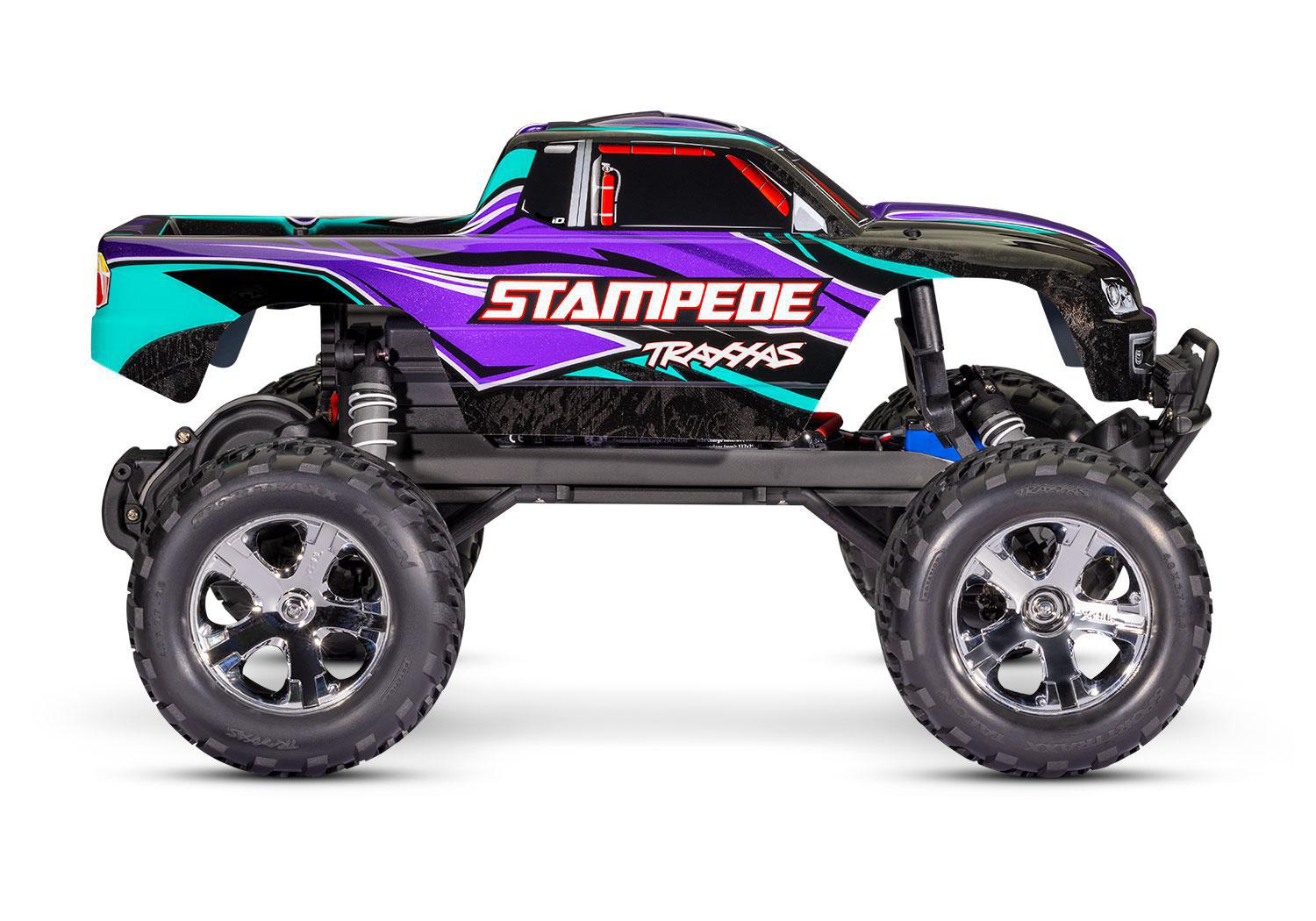 Traxxas Stampede w/ LED Lights 1/10 RTR Purple 36054-61PRPL